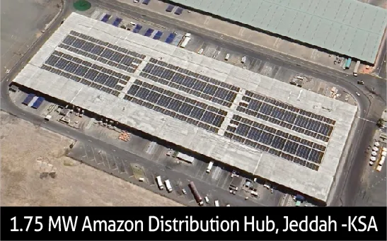 1.75 MW Amazon Distribution Hub, Jeddah -KSA