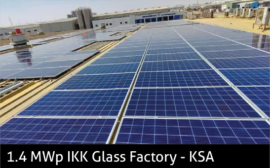 1.4 MWp IKK Glass Factory, KSA