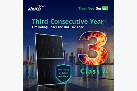 Tiger Neo by Jinko Solar earns 'Class A' fire resistance rating under UAE Fire Code